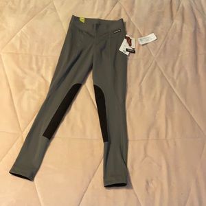 Gray horse back riding pants